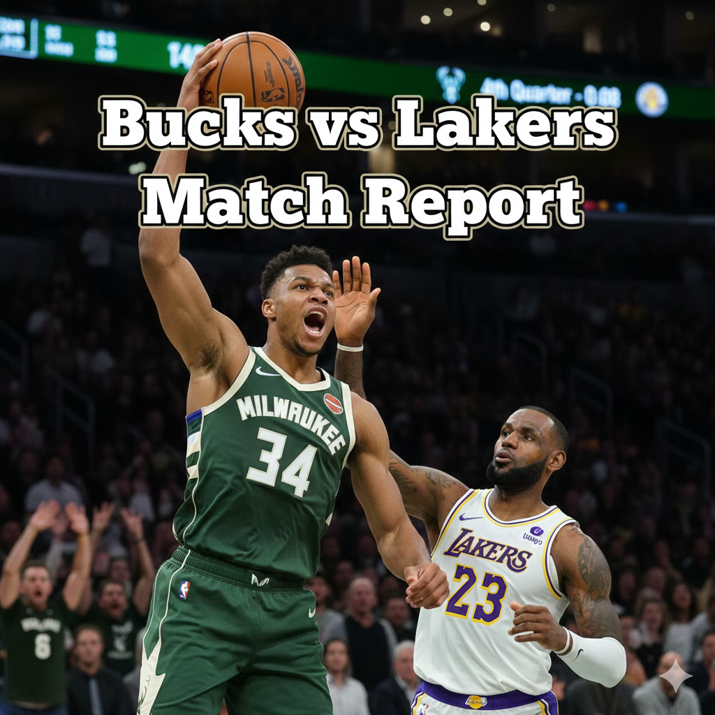 Bucks vs Lakers Match Report